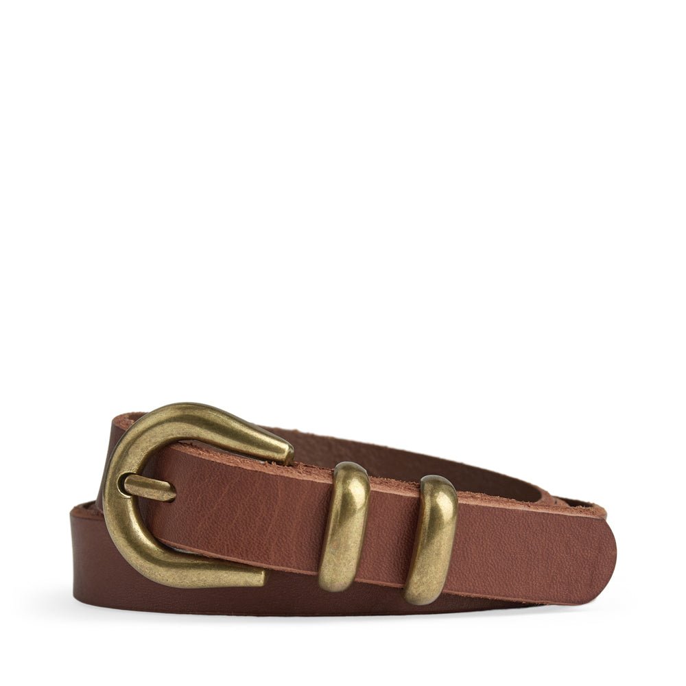 ScarletMBG Belt Cognac w/Br. Gold - Markberg - My Milou