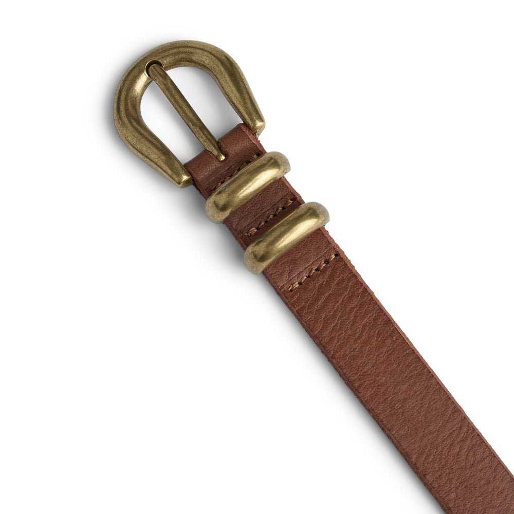 ScarletMBG Belt Cognac w/Br. Gold - Markberg - My Milou