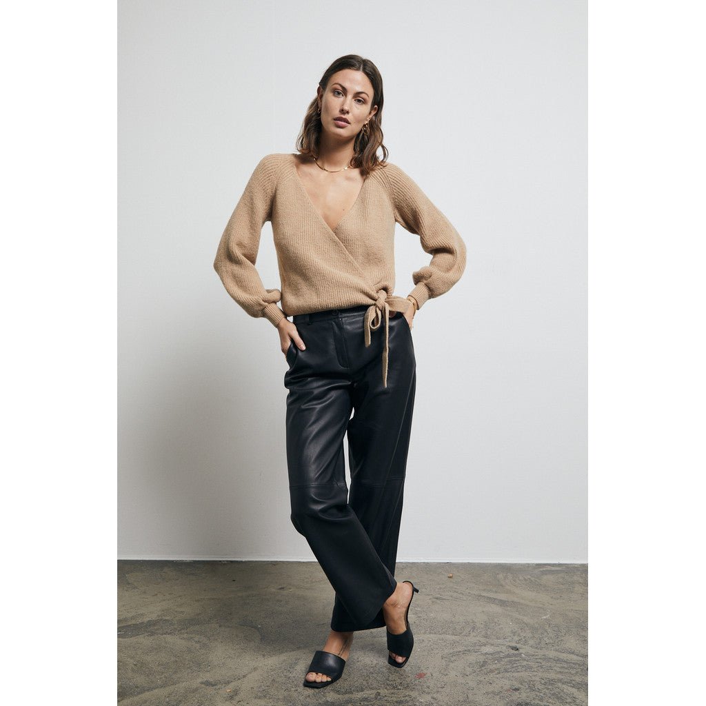 Shane Nahkahousut Black - A - VIEW - My Milou