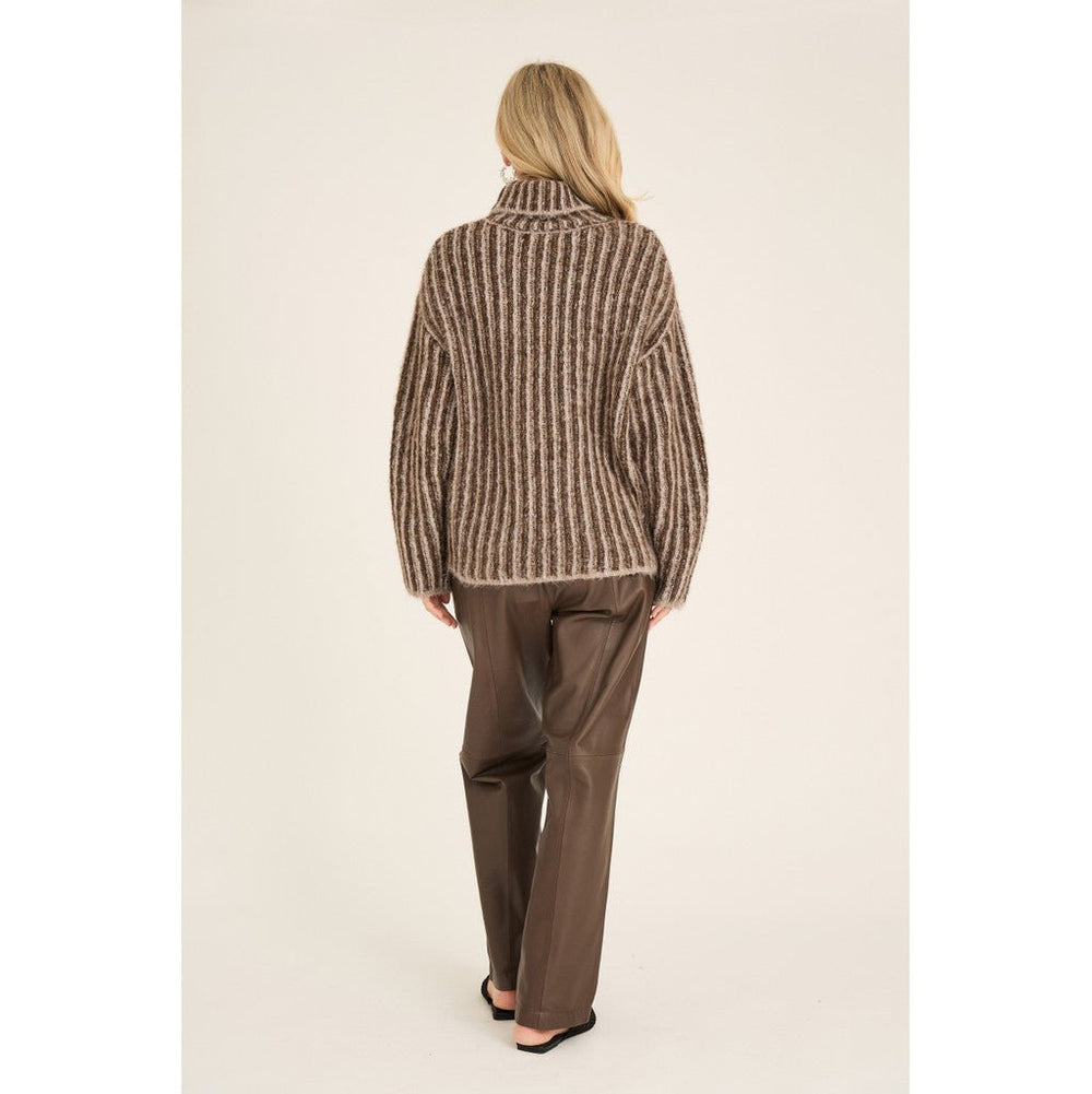 Shane Nahkahousut Dark Brown - A - VIEW - My Milou