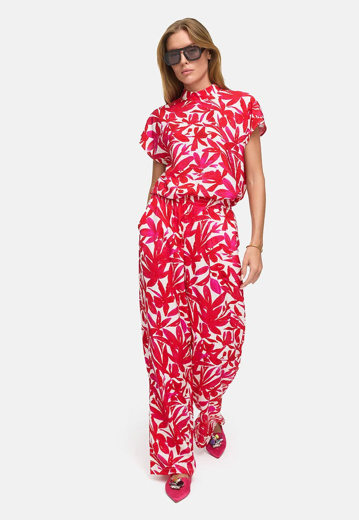Sienna Housut Pink Leaves - CATNOIR - My Milou