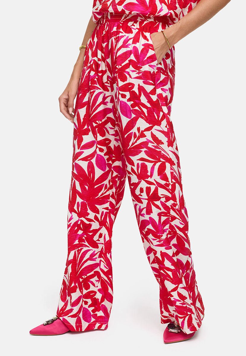 Sienna Housut Pink Leaves - CATNOIR - My Milou