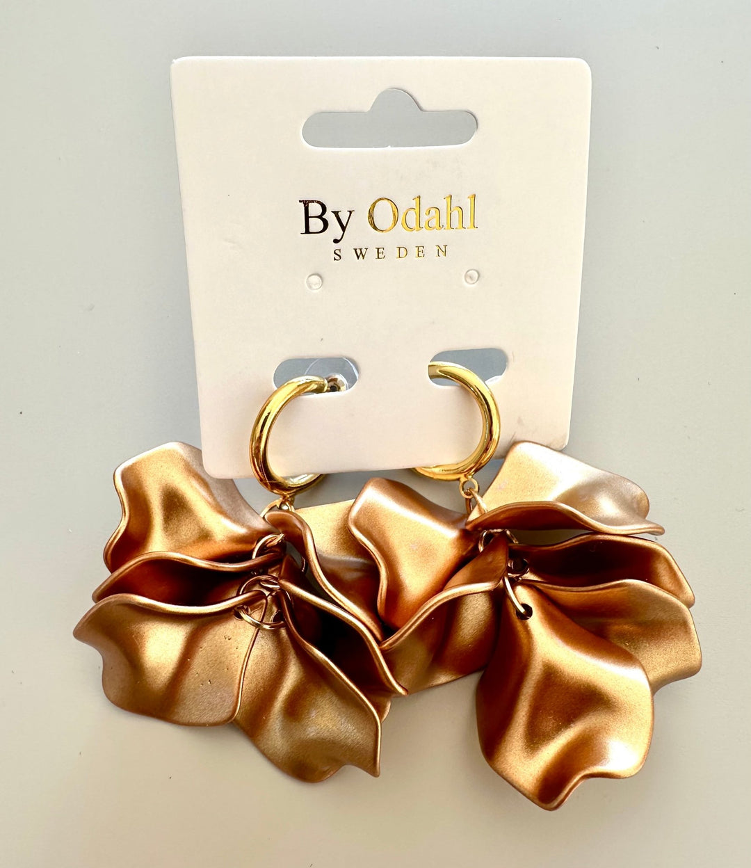 Silk Creol Korvakorut Metallic Brown - By Odahl Sweden - My Milou