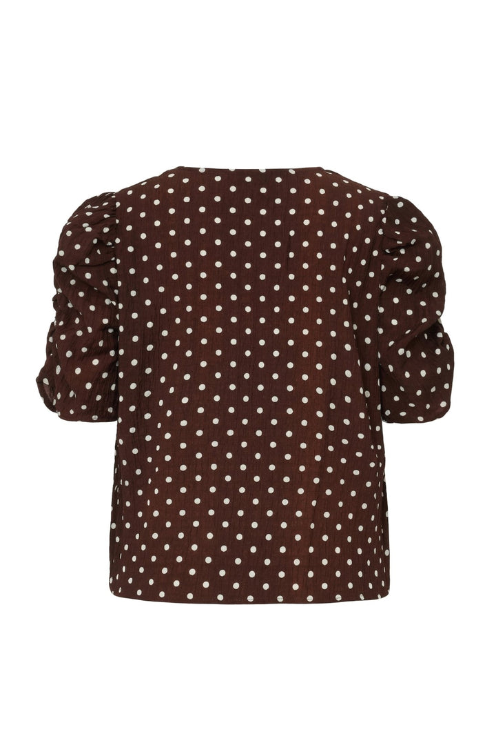 Sinderella Pusero Brown With White Dots - A - VIEW - My Milou
