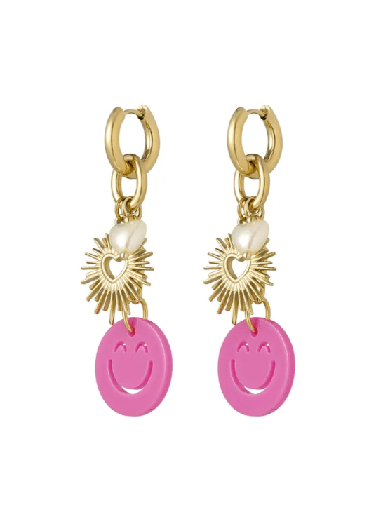 Smile Korvakorut Pink - Sansira Jewelry - My Milou