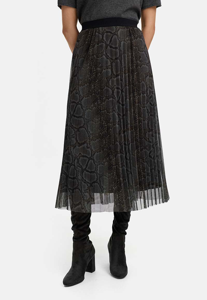 Snake Mesh Midi Skirt - CATNOIR - My Milou