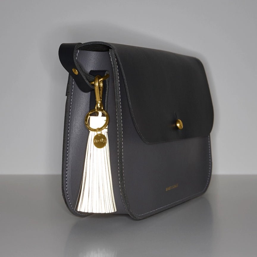 Soft Tassel Heijastin Dark Denim / Gold - Firefly Reflectors - My Milou