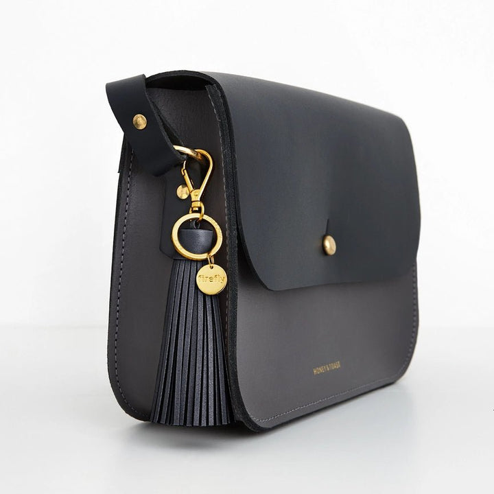 Soft Tassel Heijastin Dark Denim / Gold - Firefly Reflectors - My Milou