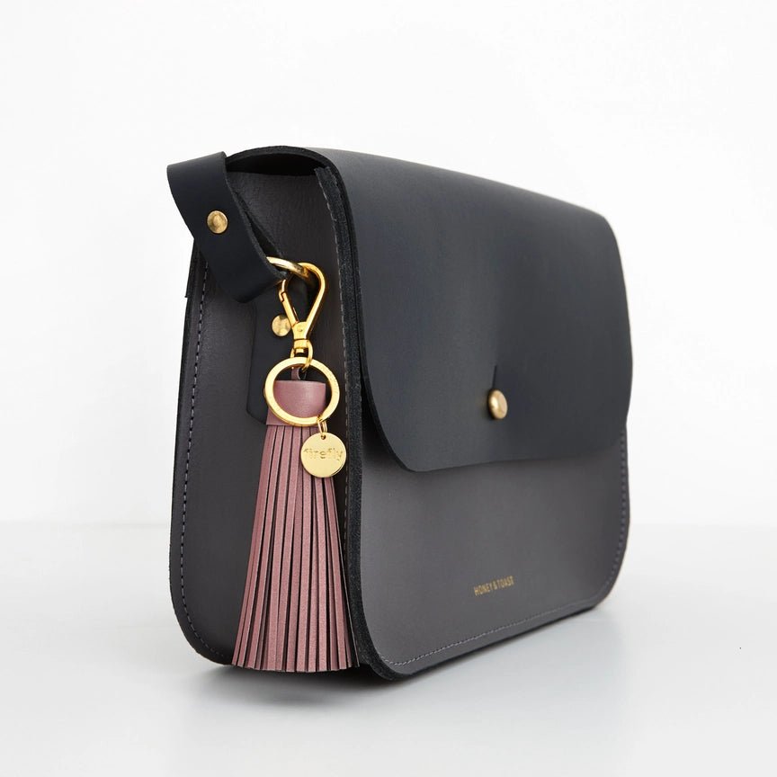 Soft Tassel Heijastin Dusty Rose / Gold - Firefly Reflectors - My Milou