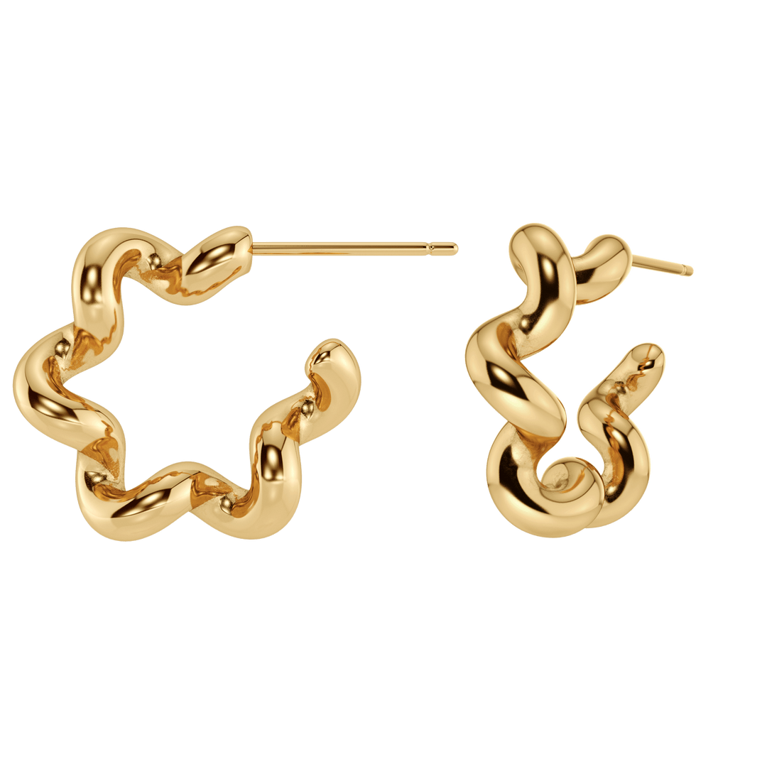 Spiral Korvakorut L Gold - EDBLAD - My Milou