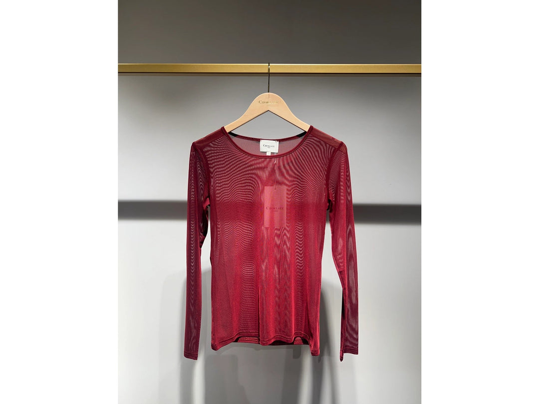 Stretch Mesh Pusero Bordeaux - CHOKLATE PARIS - My Milou