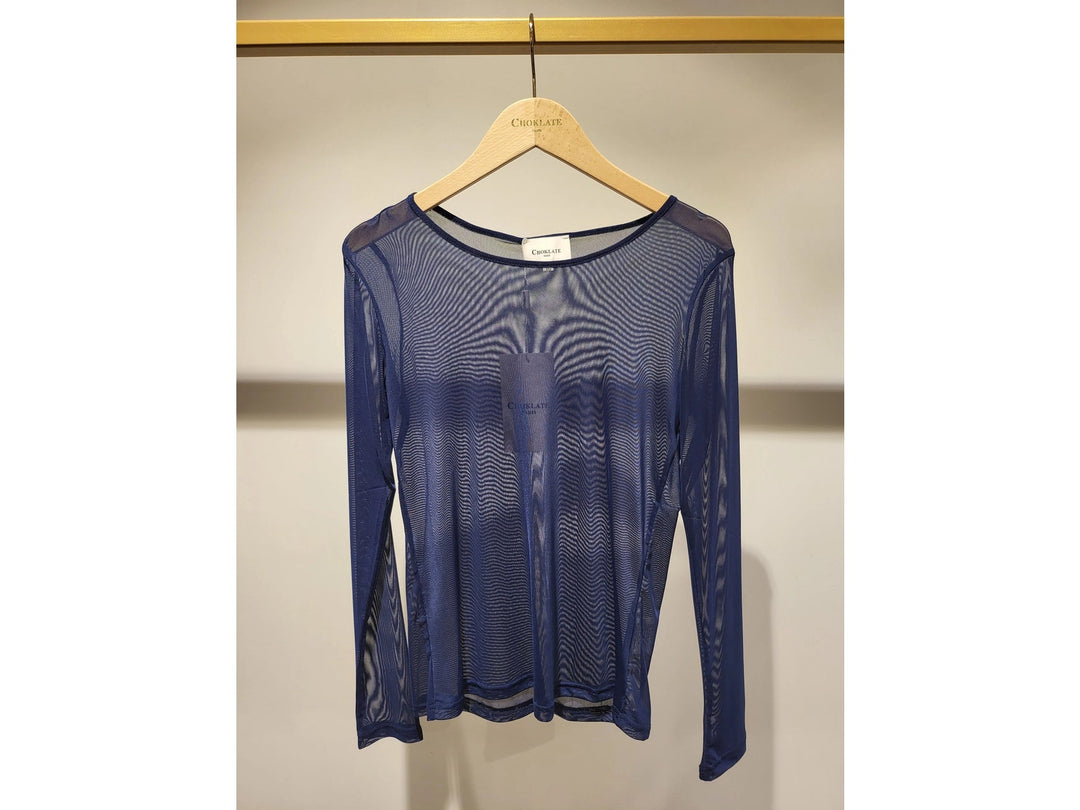 Stretch Mesh Pusero Navy One Size - CHOKLATE PARIS - My Milou