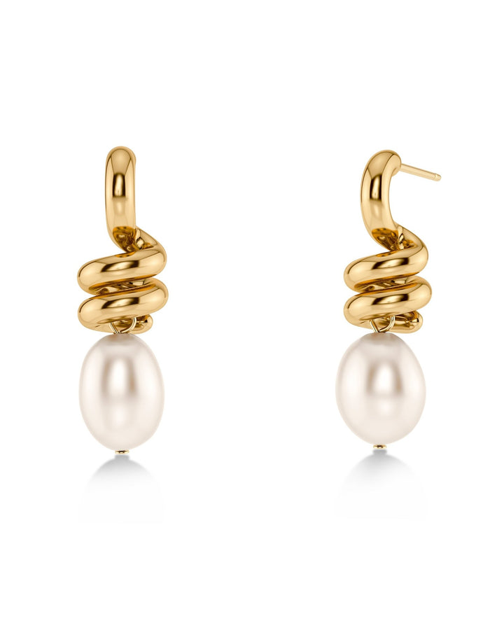 Swivel Pearl Korvakorut L Gold - EDBLAD - My Milou