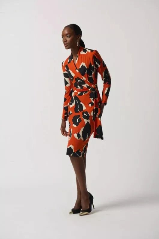 Tandoori Multi Mekko Orange - Joseph Ribkoff - My Milou