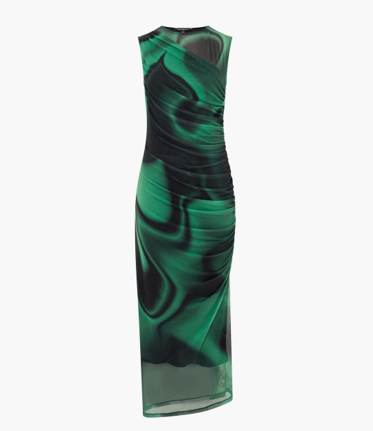 Tarissa Mesh Mekko Green/Black - French Connection - My Milou