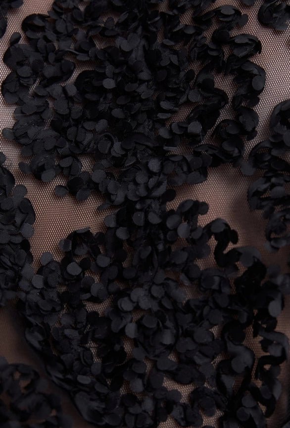 Textured Rosette Pusero Black - CHOKLATE PARIS - My Milou