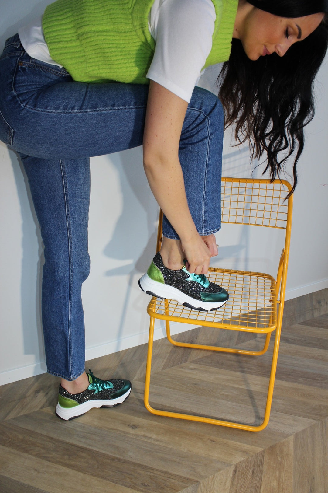 Poppy Sneaker Multigreen