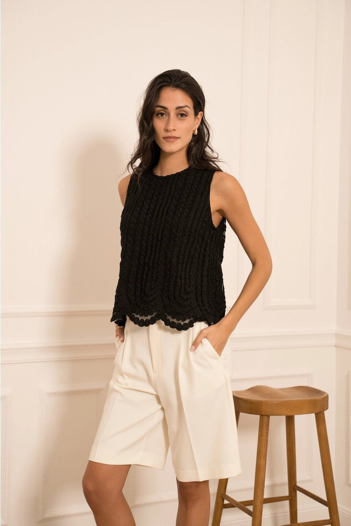 Tulle Lace Toppi Black - CHOKLATE PARIS - My Milou