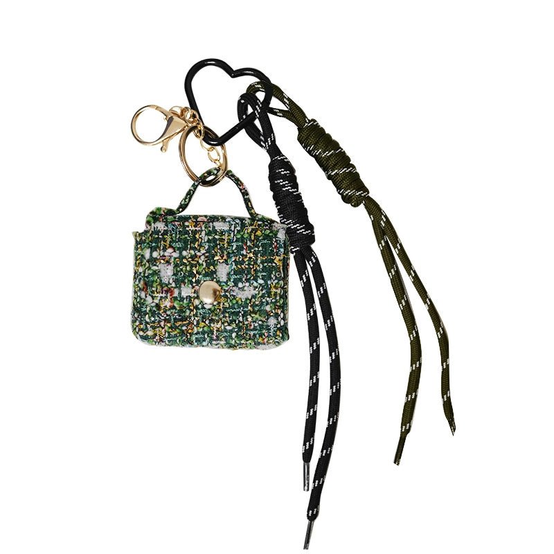 Tweed Bag Charm Green - My Milou - My Milou