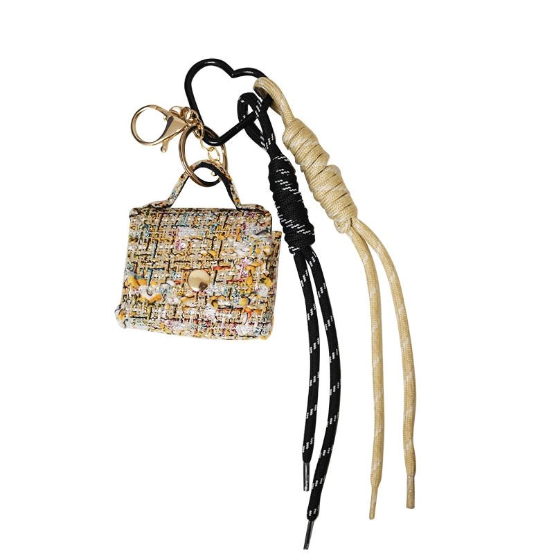 Tweed Bag Charm Yellow - My Milou - My Milou