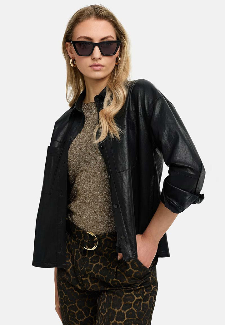 Vegan Leather Paita Black - CATNOIR - My Milou