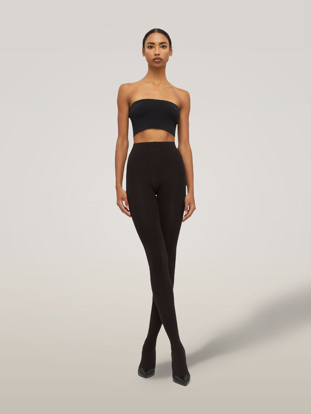 Velvet 66 Leg Support Sukkahousut Dark Wood - Wolford - My Milou