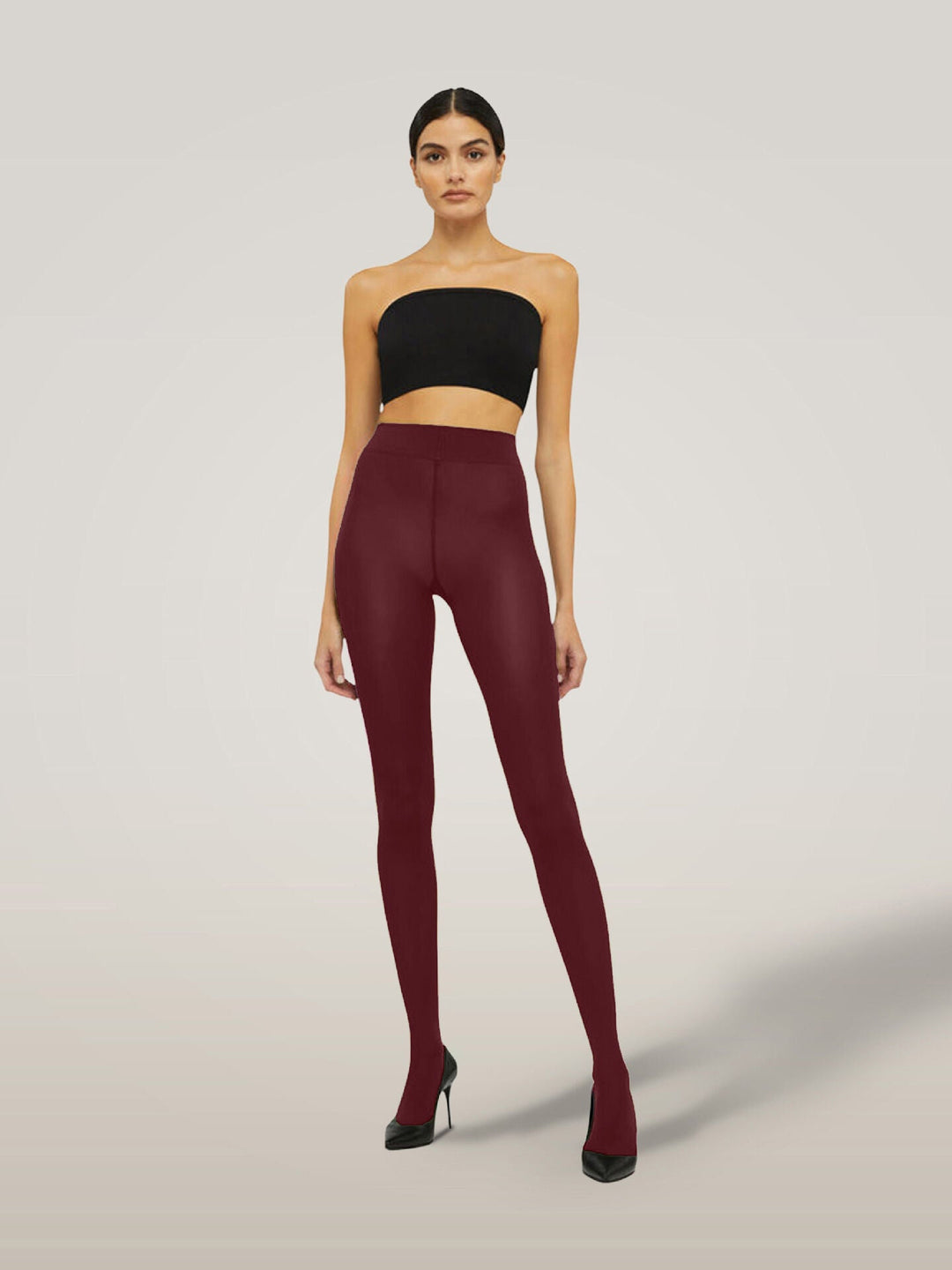 Velvet de Luxe 66 Tights Midnight Red - Wolford - My Milou