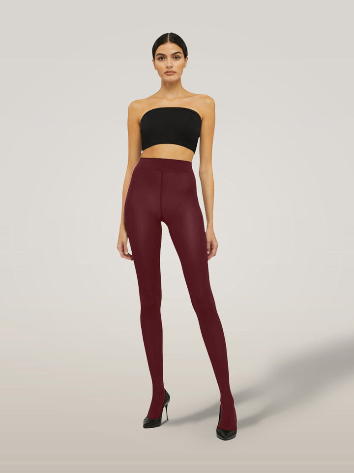 Velvet de Luxe 66 Tights Midnight Red - Wolford - My Milou