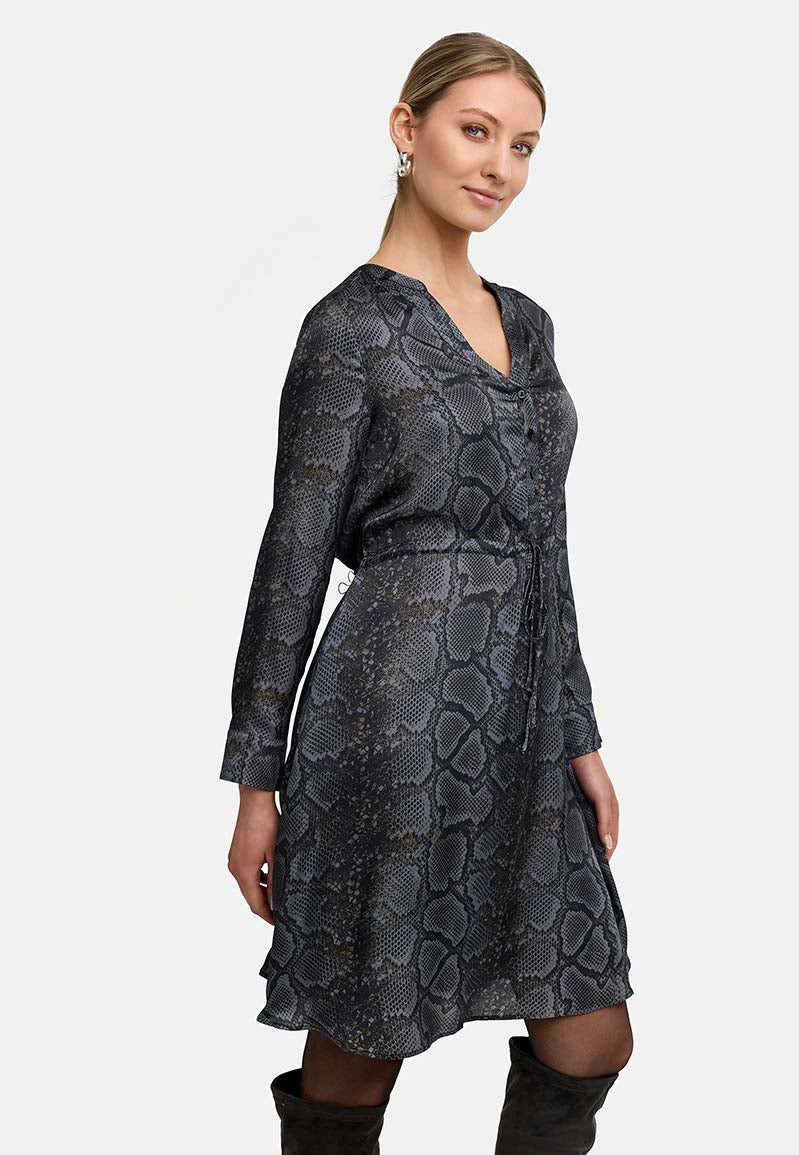 Viscose Satin Mekko Snake Print - CATNOIR - My Milou