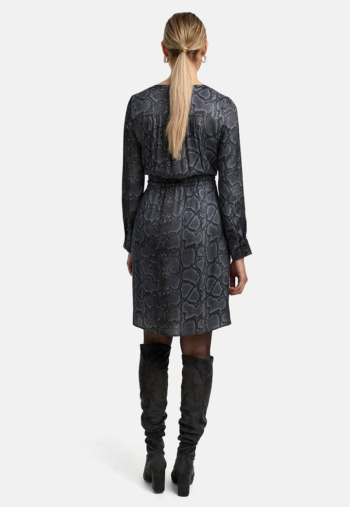 Viscose Satin Mekko Snake Print - CATNOIR - My Milou