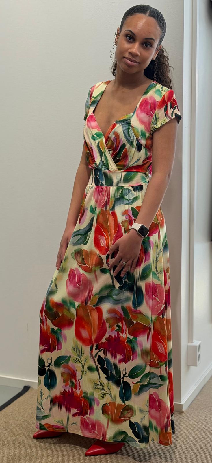 Watercolor Bloom Maxi Mekko - Niccolei - My Milou