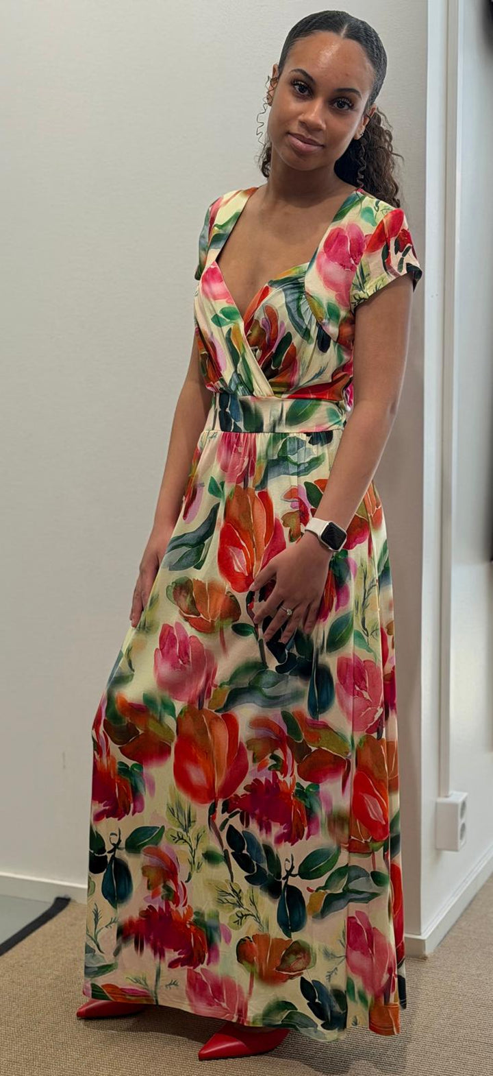 Watercolor Bloom Maxi Mekko - Niccolei - My Milou