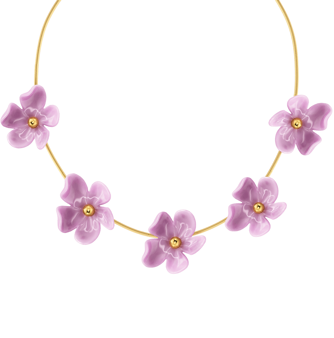 Wildflower Kaulakoru Gold/Pink - EDBLAD - My Milou