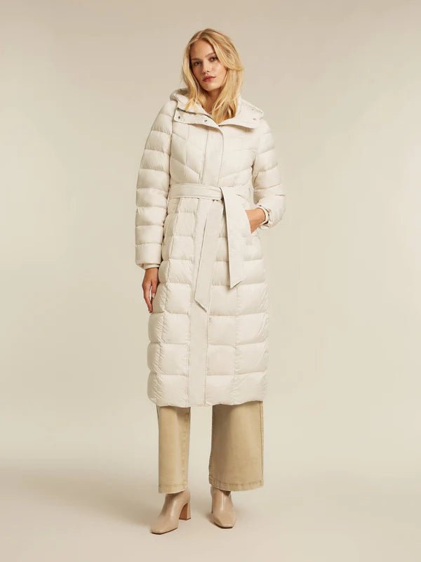 Zahra Long Coat White Pepper - Beaumont - My Milou